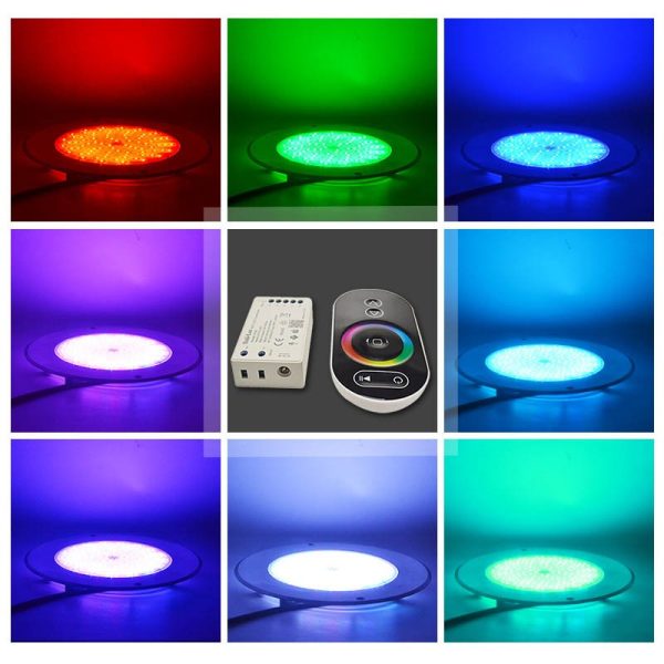 Đèn LED hồ bơi 18W,35W,42W,Vòng thép không gỉ